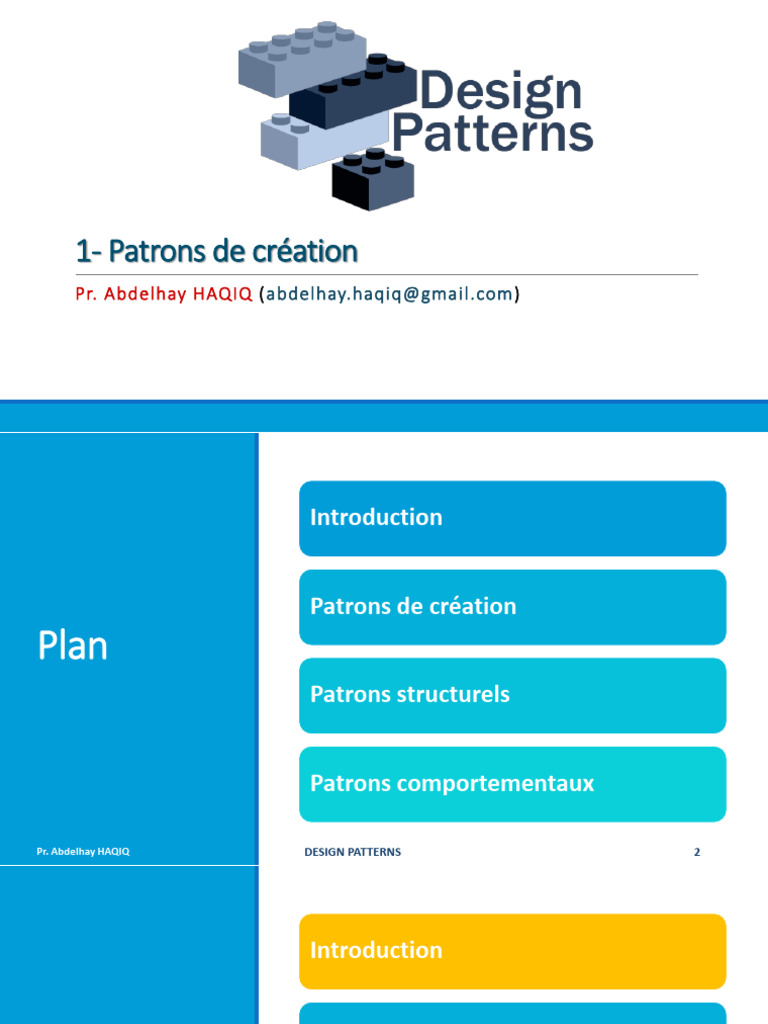 Design Patterns - 01 - Patrons de Création | PDF