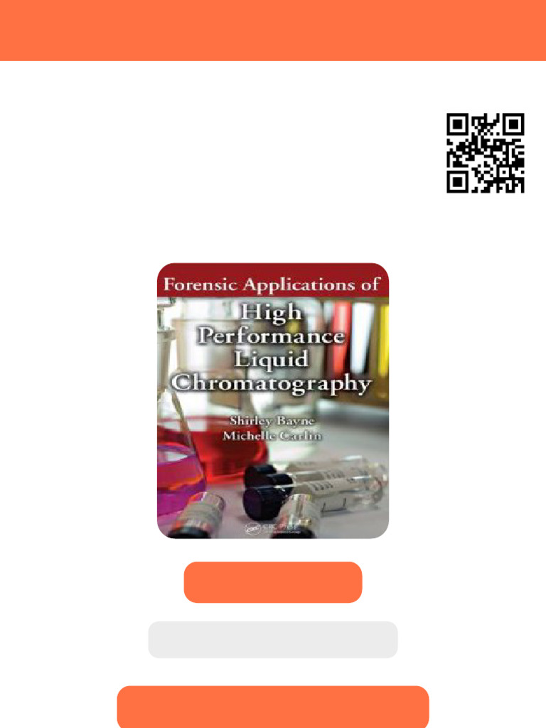 Forensic Applications of High Performance Liquid Chromatography 1st ...