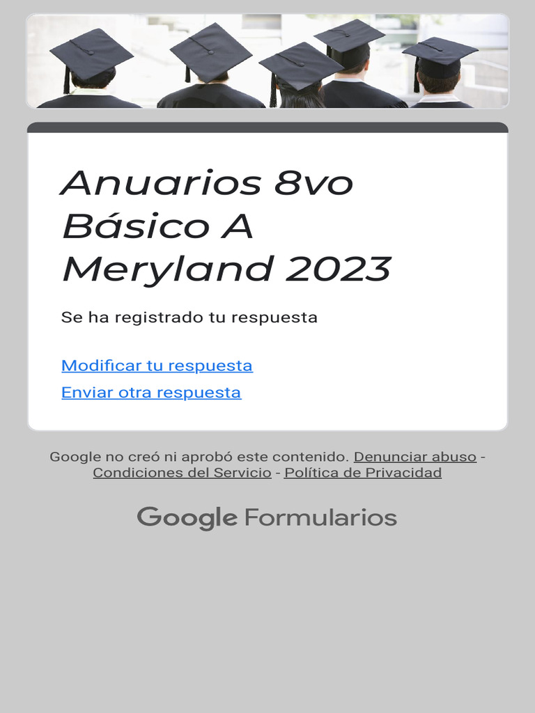 Anuarios 8vo Básico A Meryland 2023 | PDF