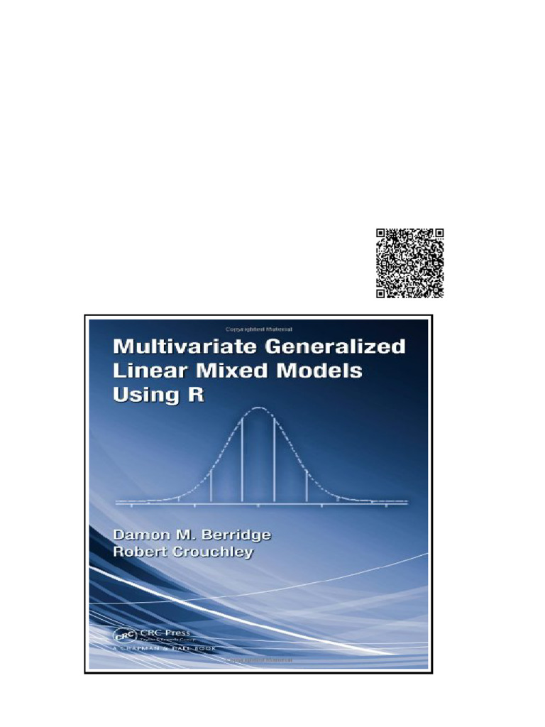 Multivariate Generalized Linear Mixed Models Using R 1St Edition Damon ...