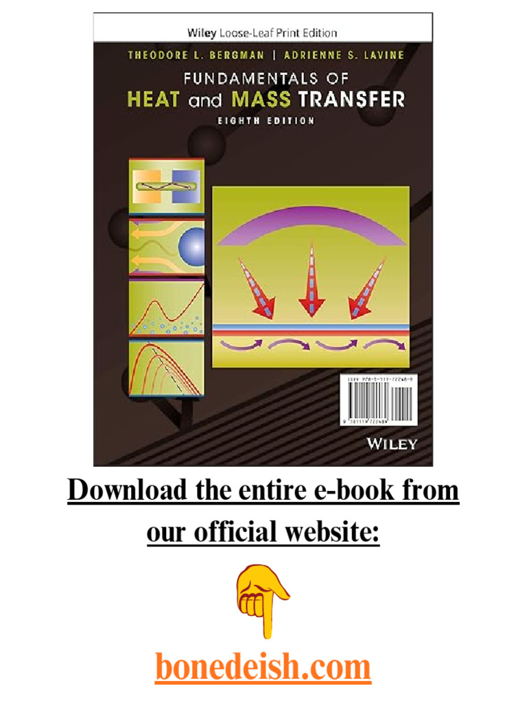Fundamentals of Heat and Mass Transfer 8th Edition PDF | PDF
