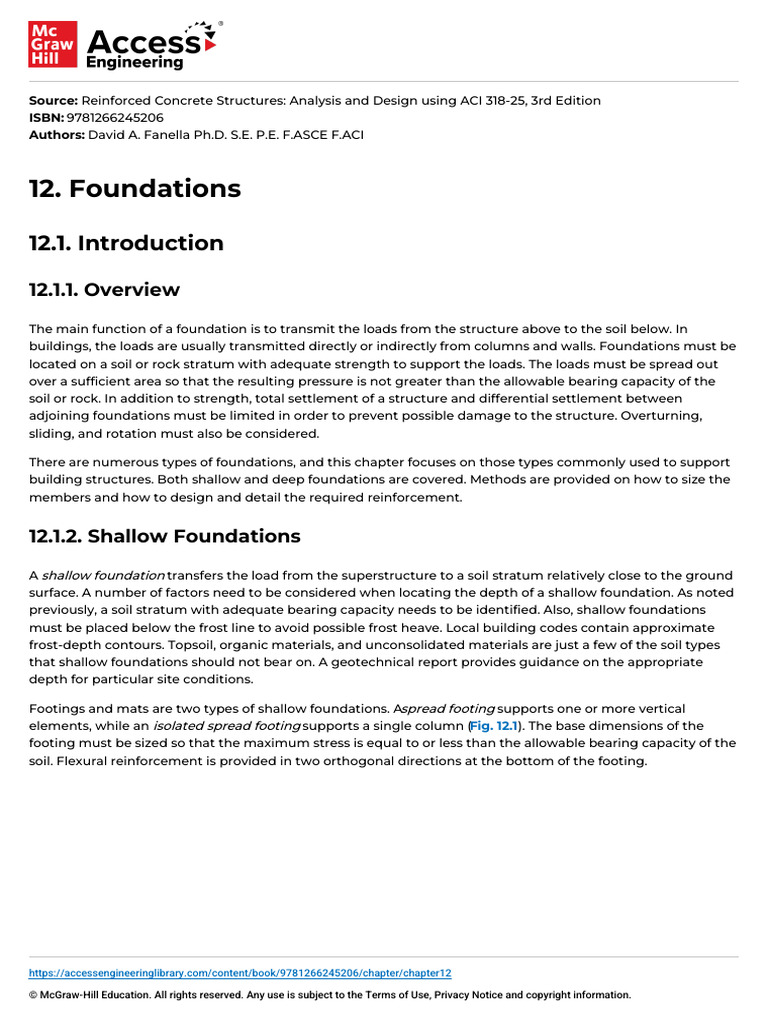 12 Foundations | PDF | Foundation (Engineering) | Beam (Structure)