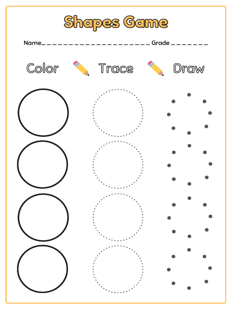 Shapes Game - Circle.pdf | PDF