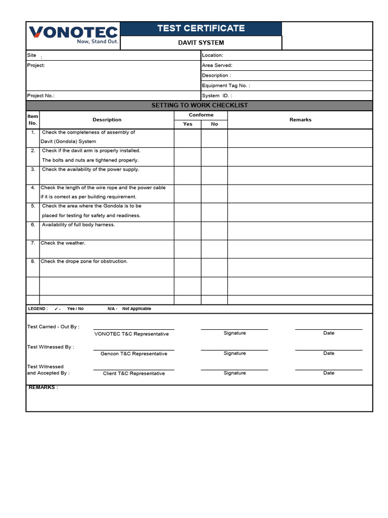 Setting to Work Checklist | PDF