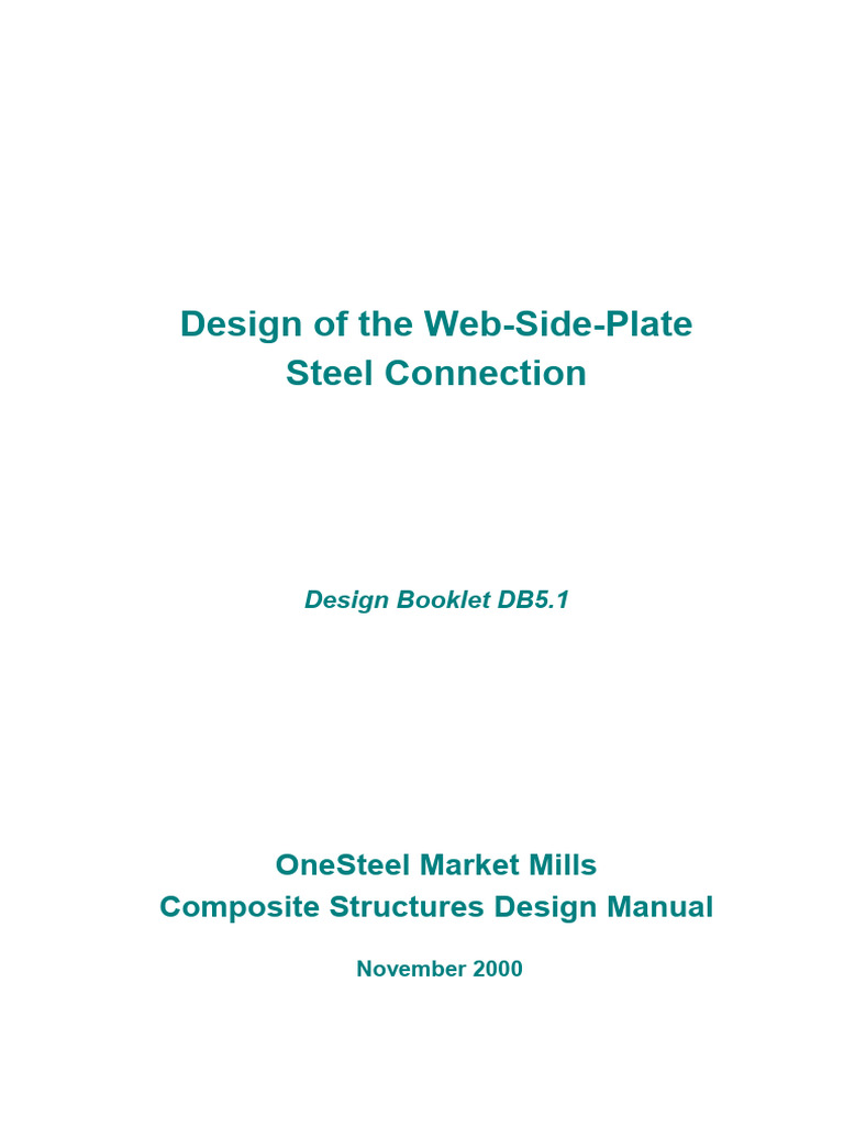 OneSteel DesignBooklet Db5.1 | PDF | Bending | Beam (Structure)