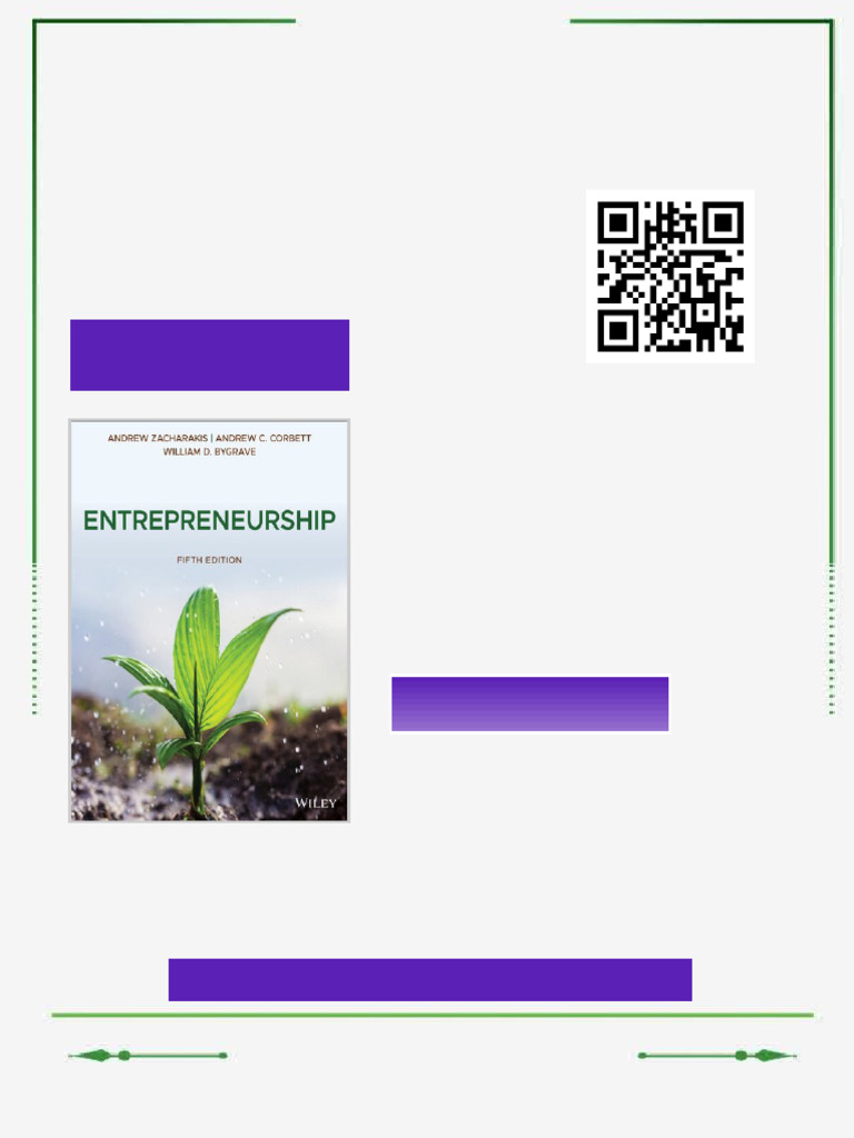 Entrepreneurship 5th Edition Andrew Zacharakis Ebook Direct Text