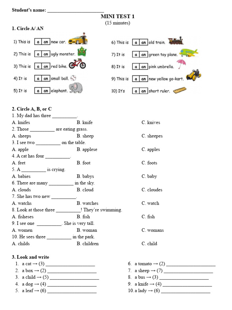 mini test 1 (14 bản) | PDF