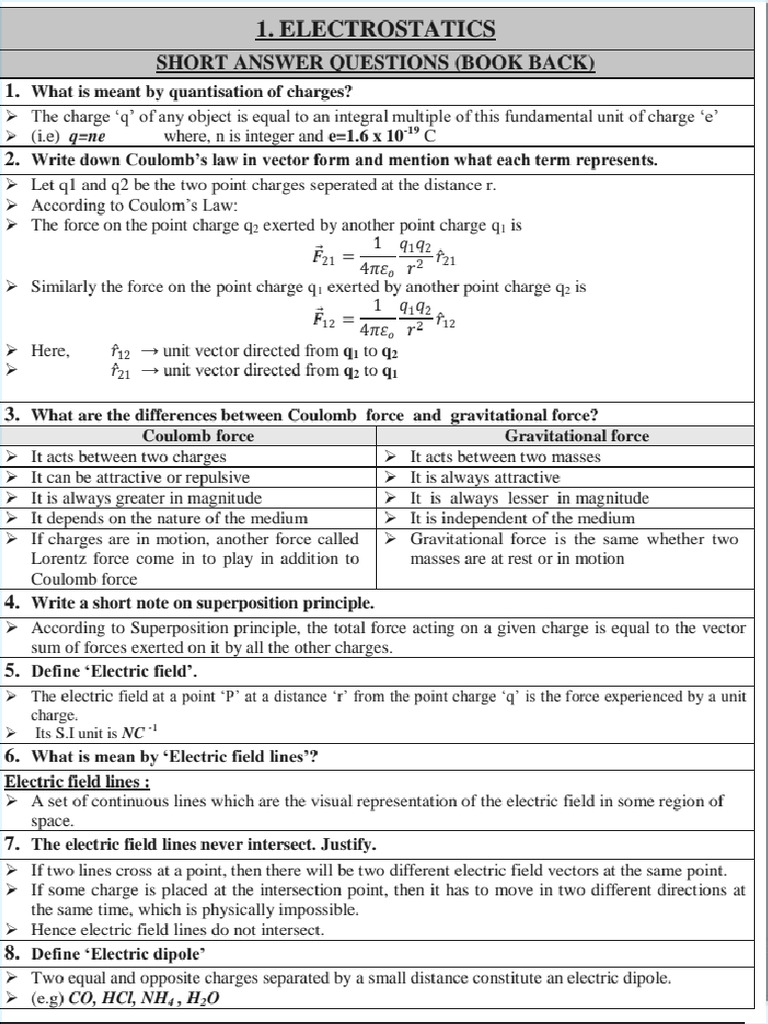 Physics 5 Mark | PDF