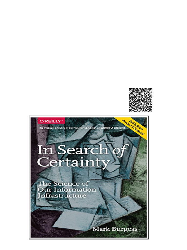 (Ebook) In Search of Certainty: The Science of Our Information Infrastructure by Mark Burgess ...