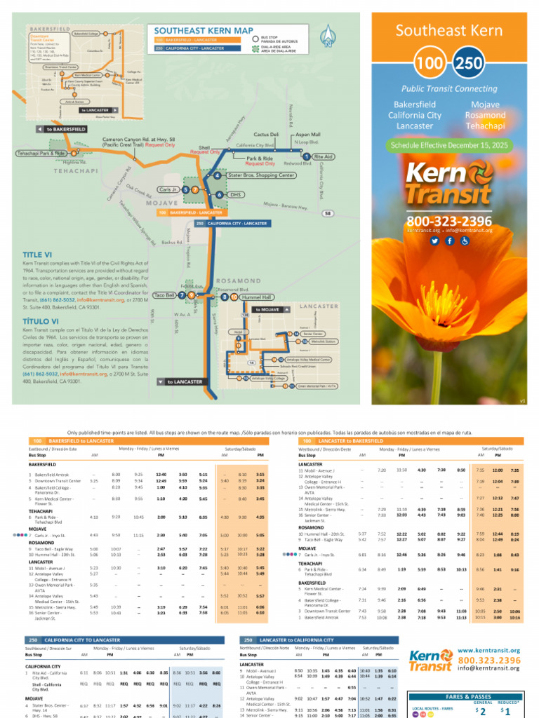 Route 100 and 250 | PDF