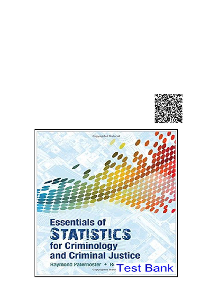 Essentials of Statistics for Criminology and Criminal Justice 1st ...