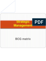Strategic Management: BCG Matrix