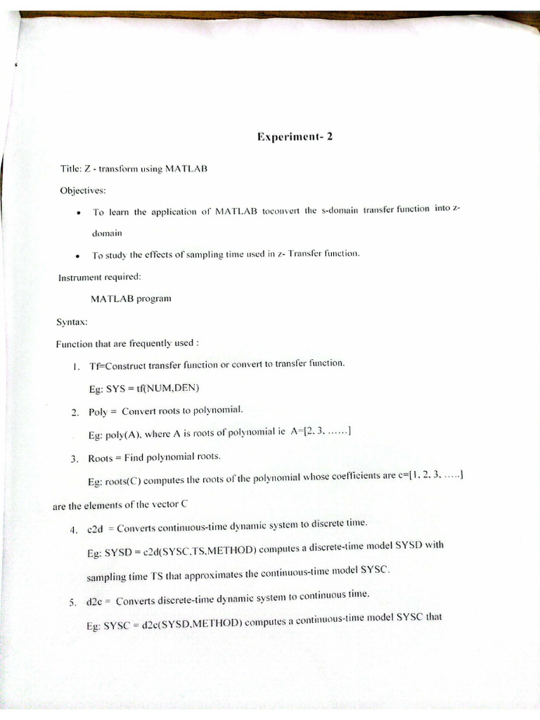 DCS Lab 2 | PDF