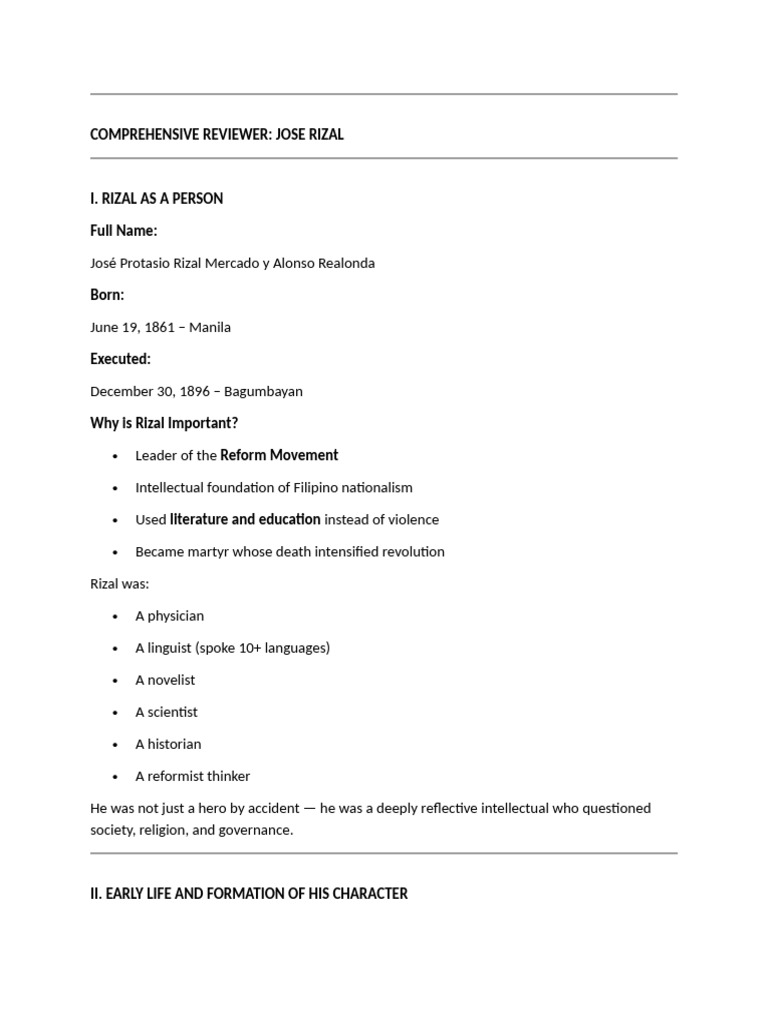 ? Comprehensive Reviewer | PDF