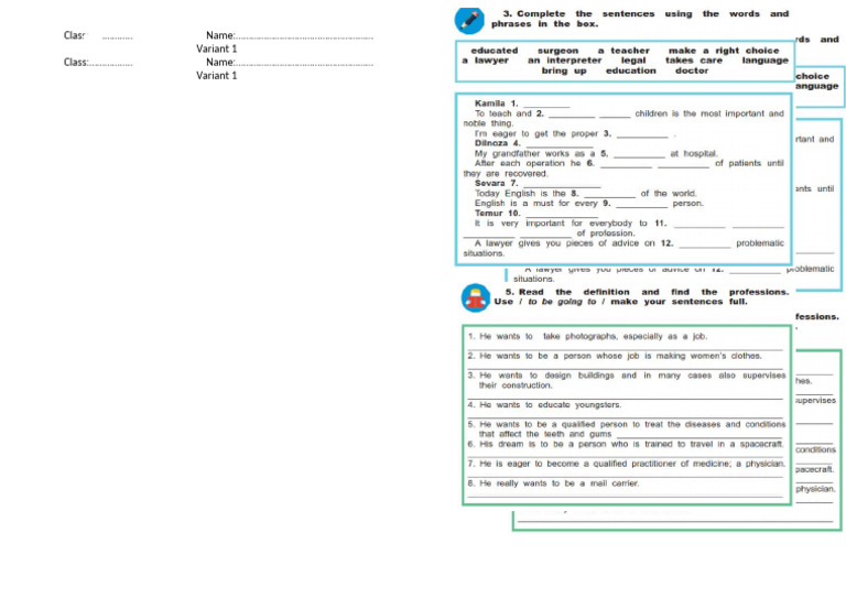 Control Work 2 V-1 | PDF