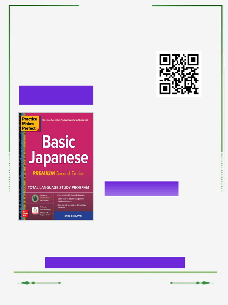 Basic Japanese Second Edition Eriko Sato Ebook Reconstructed Edition | PDF