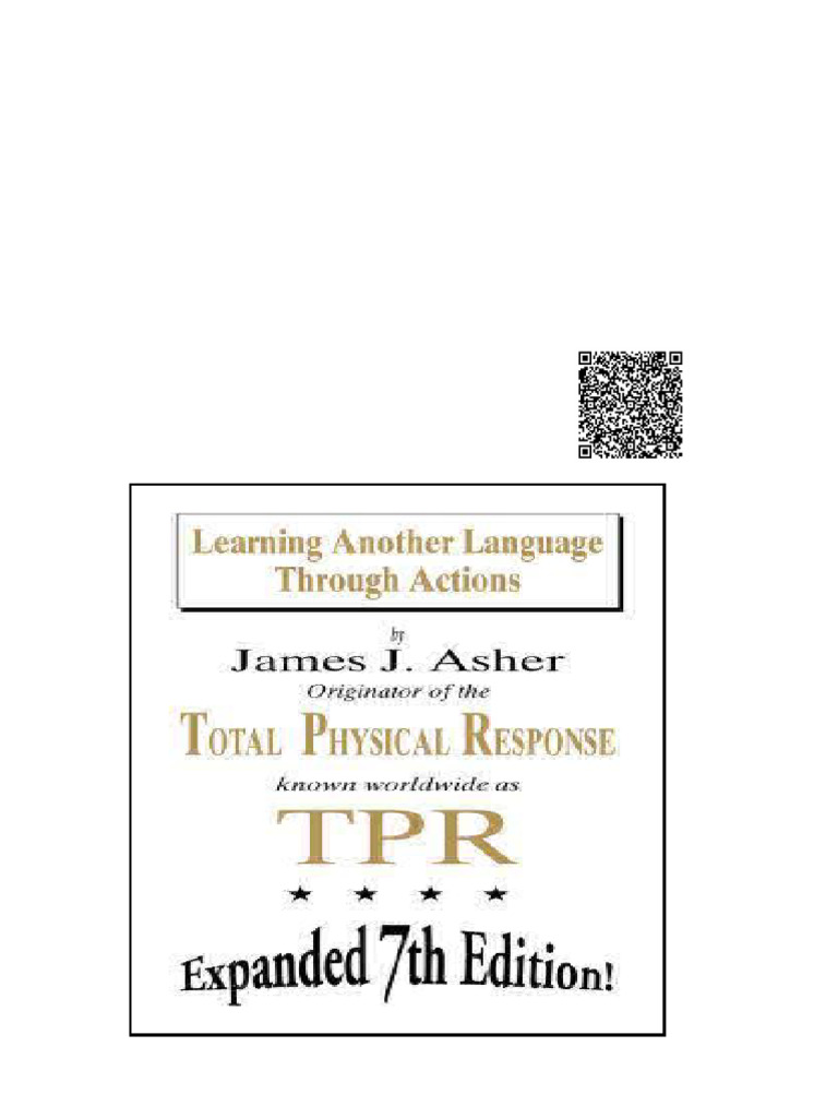 Learning Another Language Through Actions Paperback James J Asher | PDF ...
