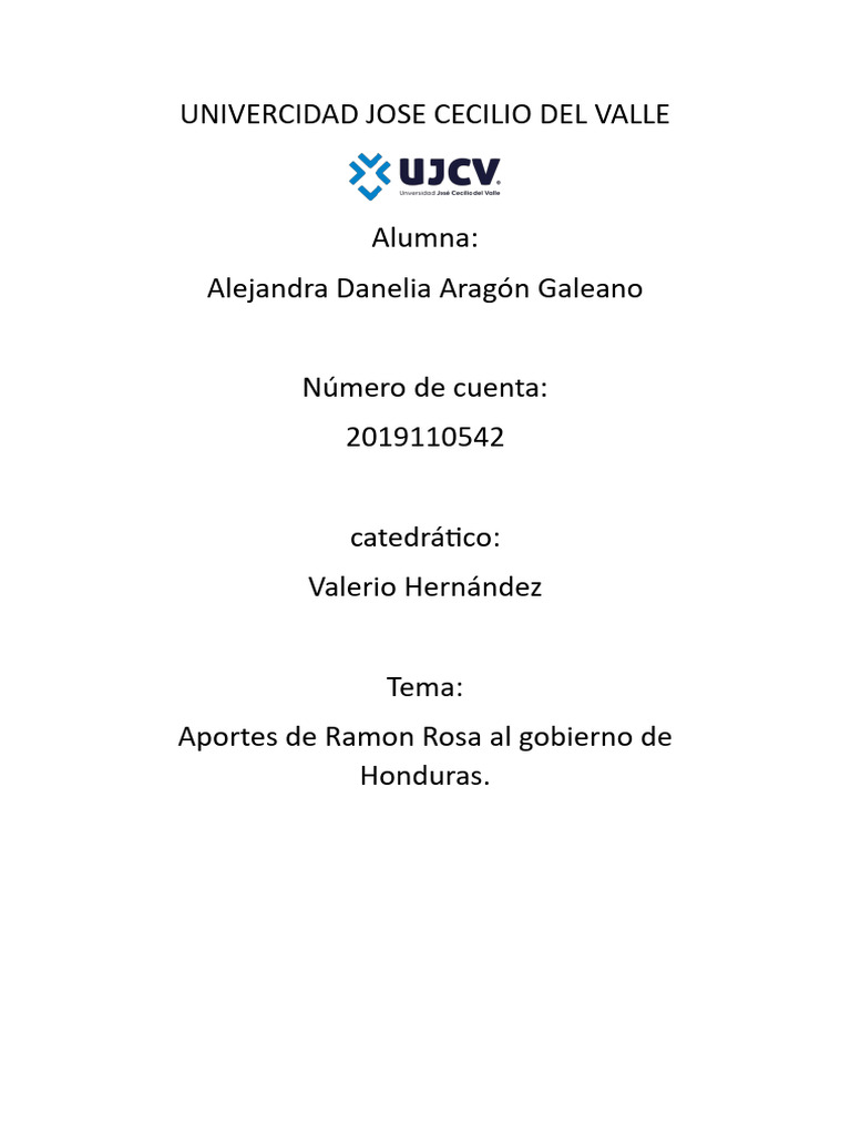 Aportes de Ramon Rosa | PDF