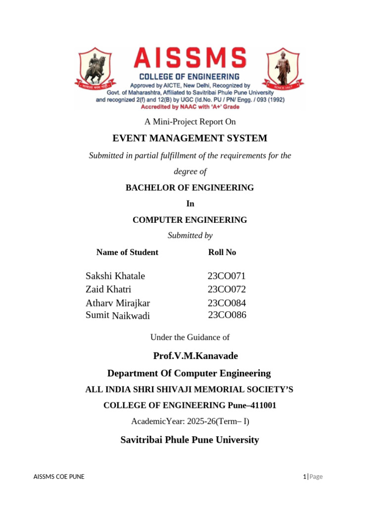 DBMS Mini Project Report | PDF | Databases | Login