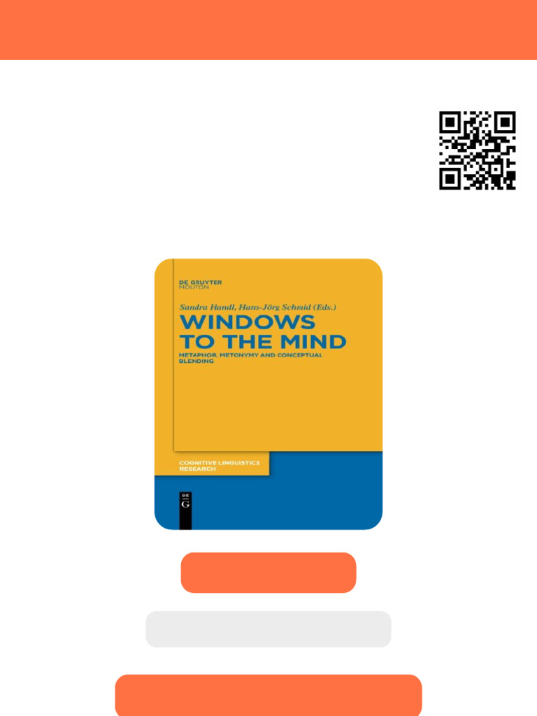 Windows To The Mind Metaphor Metonymy and Conceptual Blending 1st ...