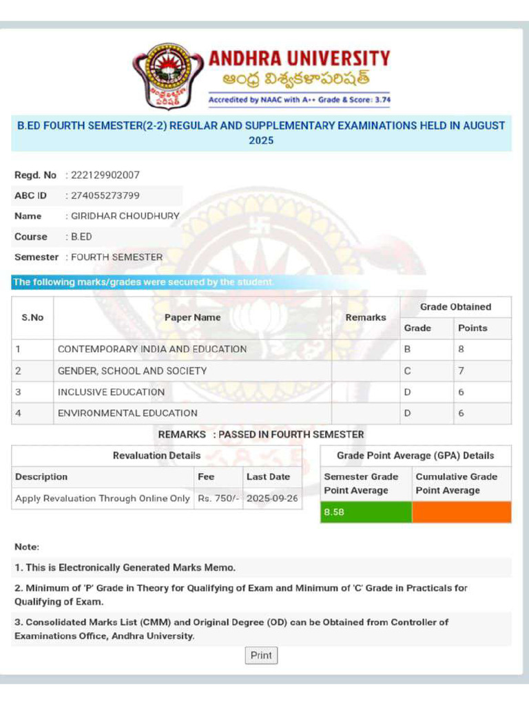 Bed 4th Sem | PDF