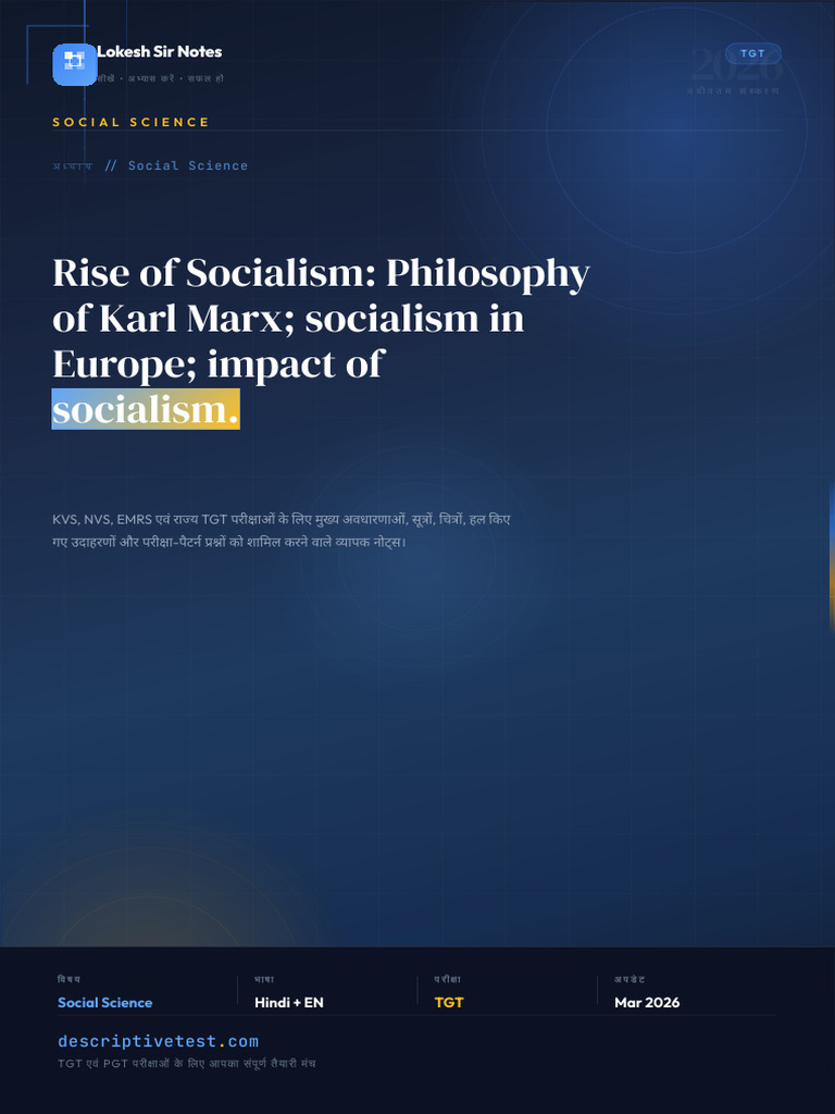 Rise of Socialism - Philosophy of Karl Marx Socialism in Europe Impact ...