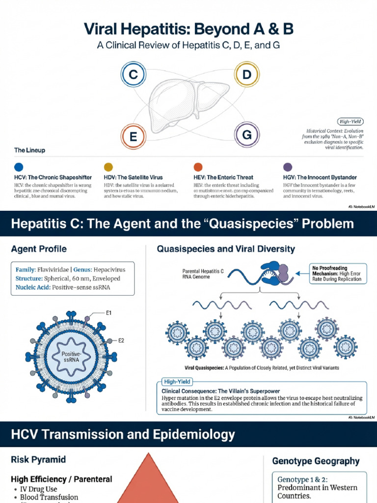 Viral Hepatitis C D E G A Clinical Review | PDF