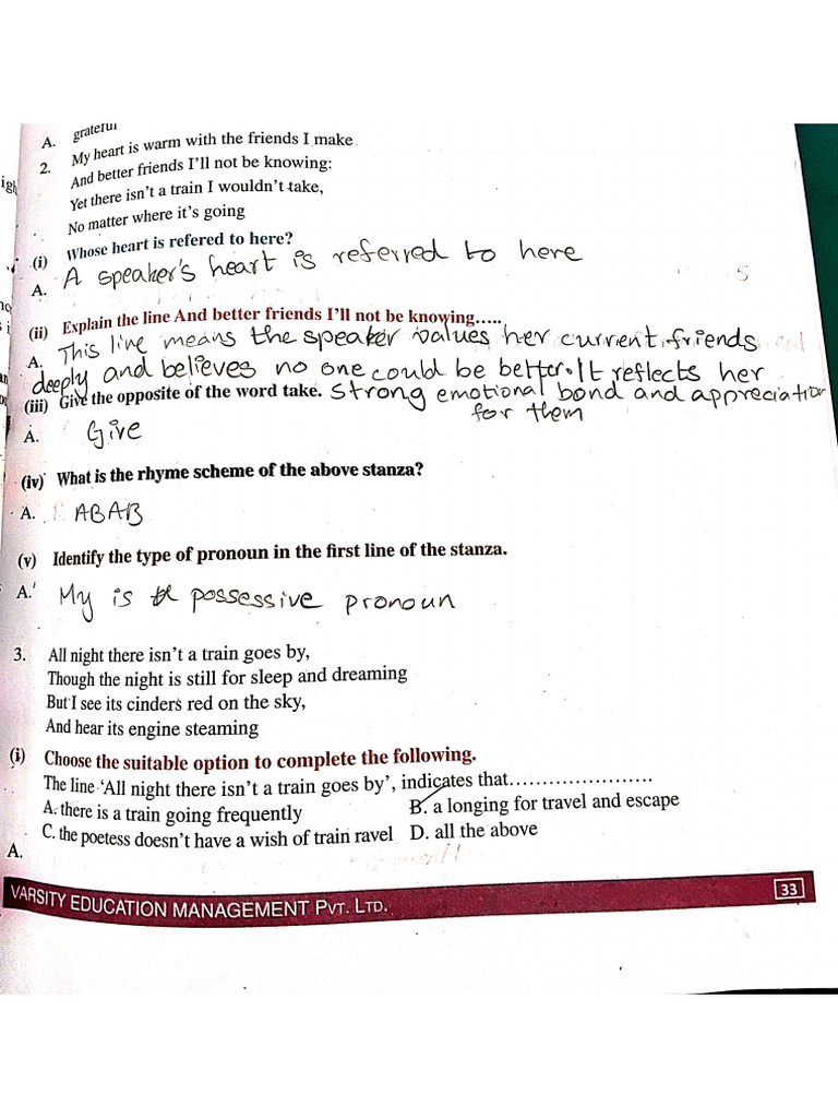 Extract Poem and Prose | PDF