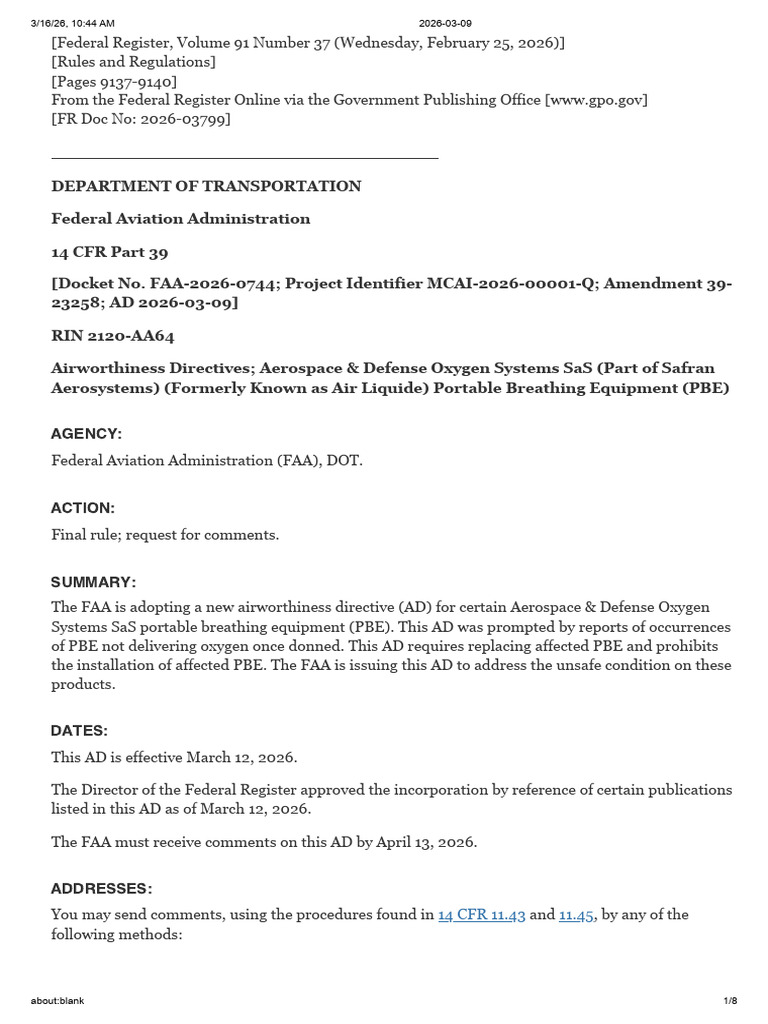 Agency | PDF | Federal Aviation Administration | Aviation