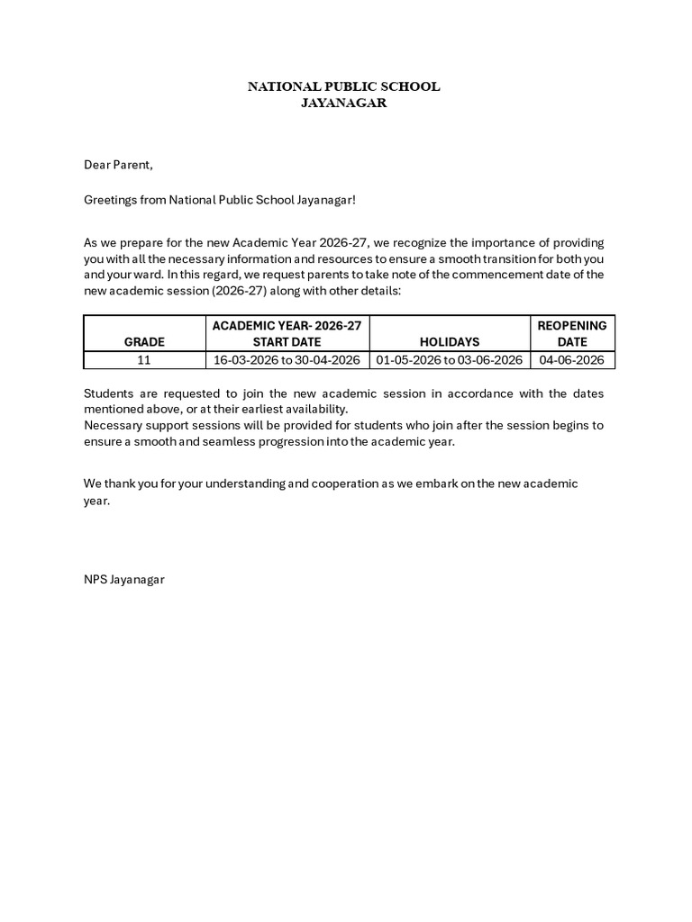 New Admissions 26 27 Grade 11 | PDF