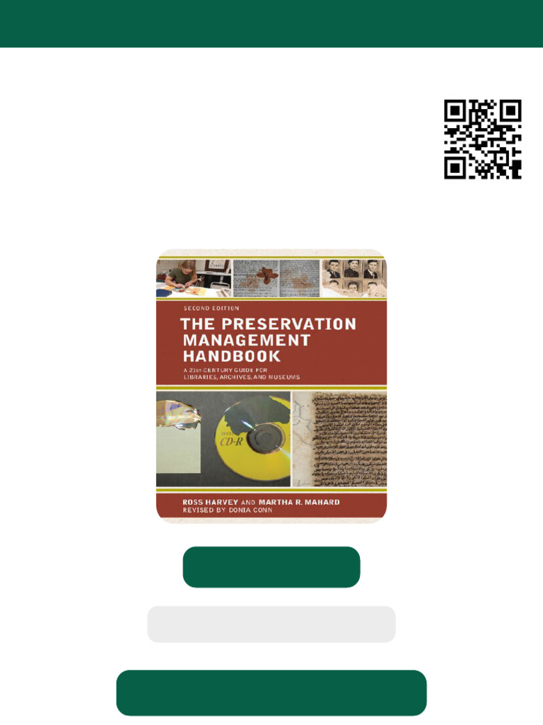 The Preservation Management Handbook 2nd Edition Ross Harvey eBook high ...