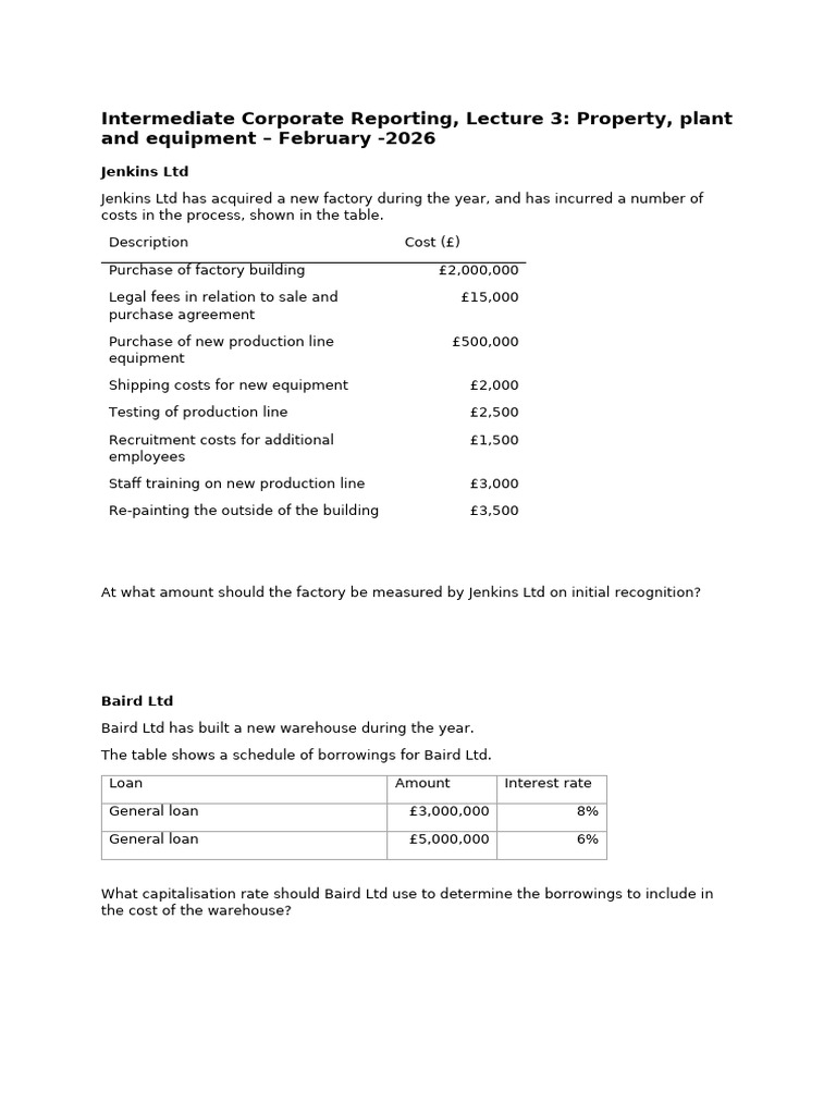 ICR Lecture 3 2026 Examples | PDF