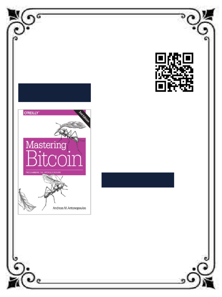 Mastering bitcoin programming the open blockchain Antonopoulos eBook ...