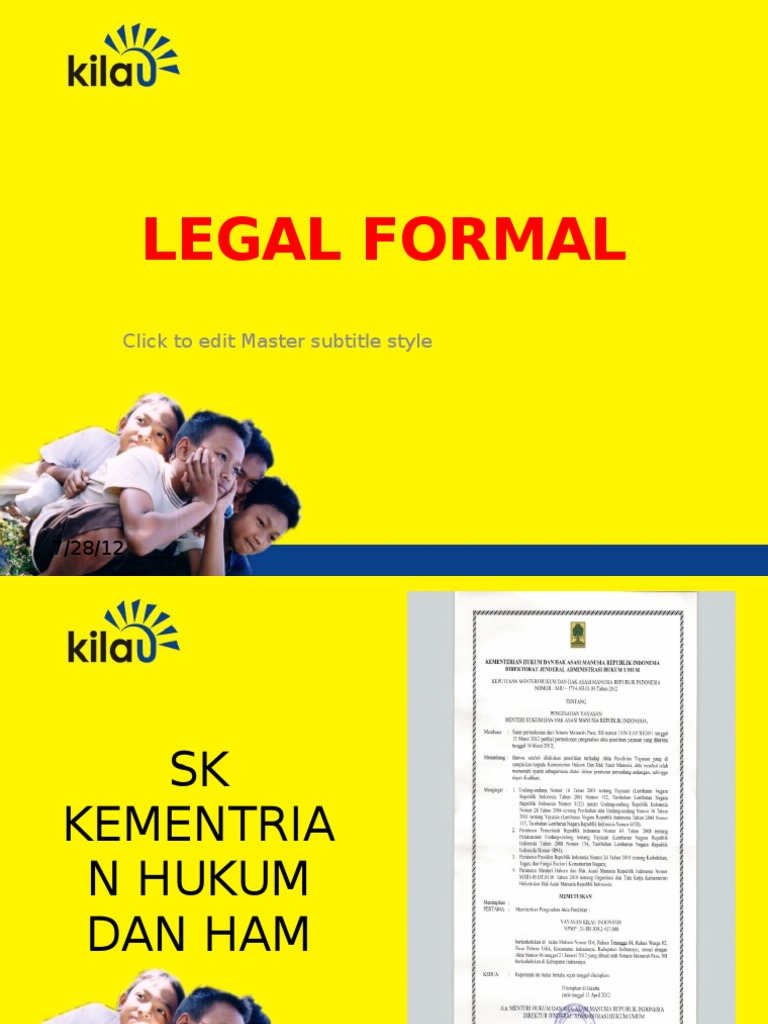 Legal Formal: Click To Edit Master Subtitle Style | PDF