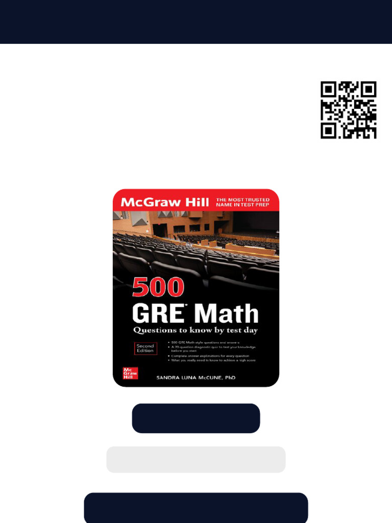 500 GRE Math Questions to Know by Test Day, 2nd Edition Sandra Luna ...