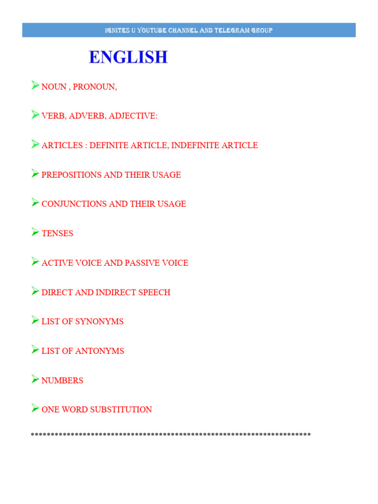 A English Grammer Notes Imp | PDF | Grammatical Number | Grammatical Tense