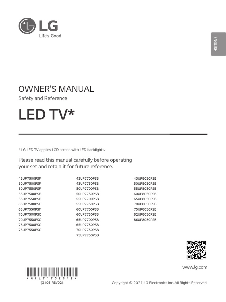 MFL71752842_02_S_210615+RS-232C | PDF | Hdmi | Menu (Computing)
