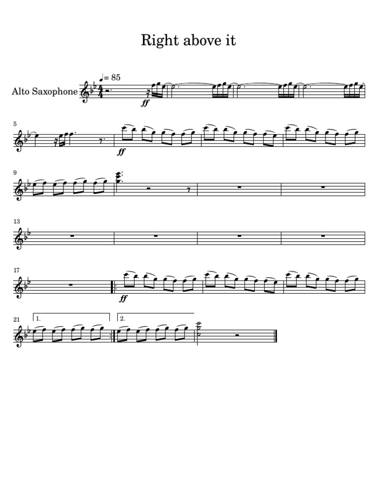 Right Above It | PDF