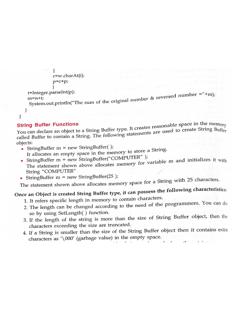 String Buffer | PDF