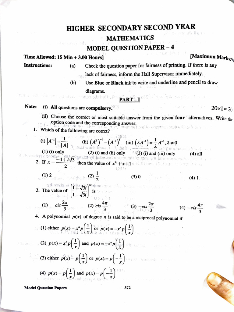 Maths PTA - 4 | PDF