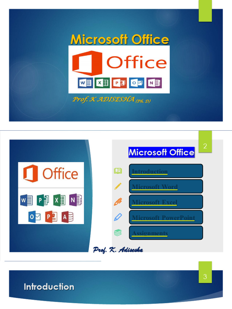 MS Office | PDF | Microsoft Office | Microsoft Excel