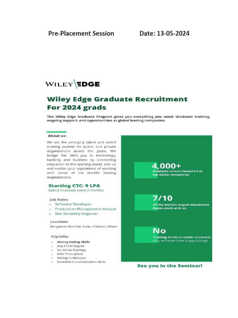 Wiley Edge Session | PDF