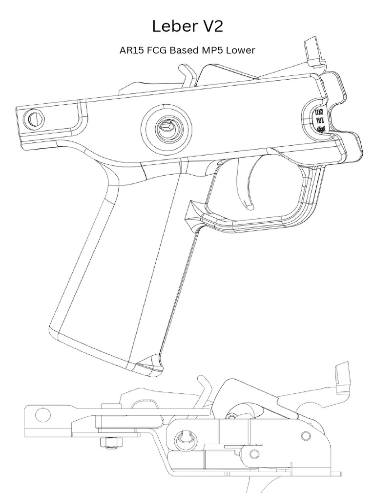 Leber V2 Documentation | PDF | Trigger (Firearms) | Screw