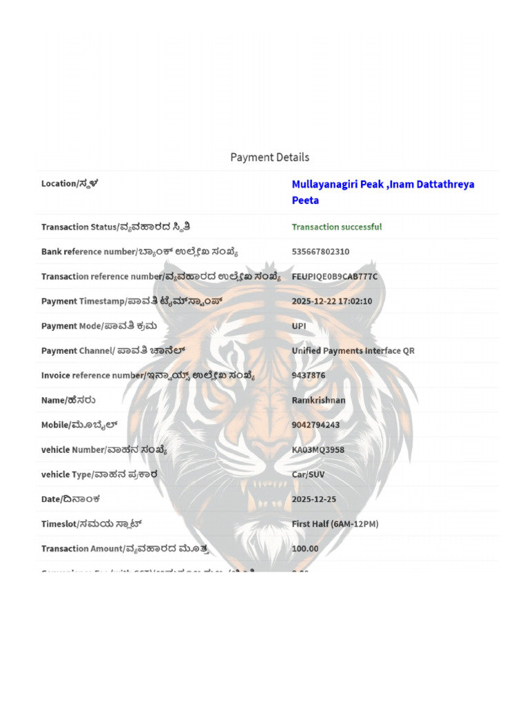 Mullayanagiri FEUPIQE0B9CAB777C | PDF