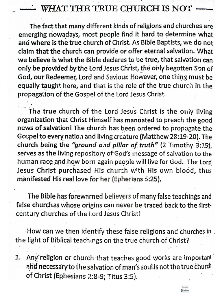 Discipleship Lesson Church | PDF