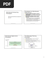 Distributed Computing Paradigms Paradigms For Distributed Applications