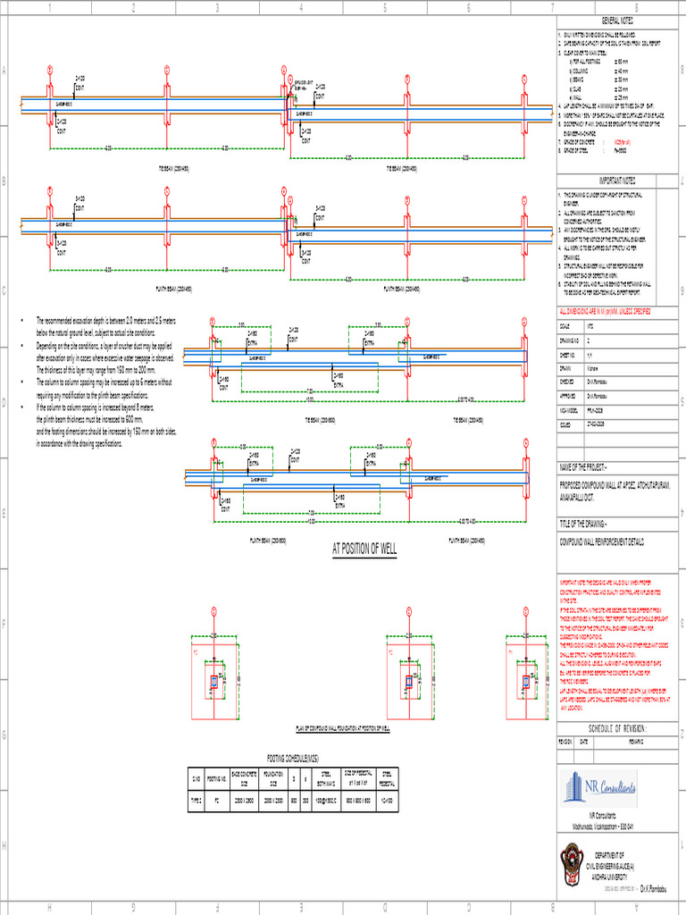 (Rev 15-03-2026) 3.compound Wall Details-Model | PDF | Building ...