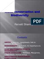 Water Conservation and Biodiversity