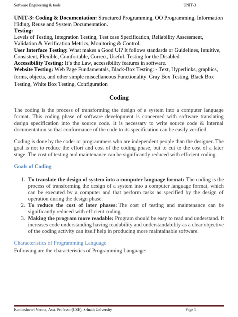 Se@ Module 3 | PDF | Unit Testing | Software Testing