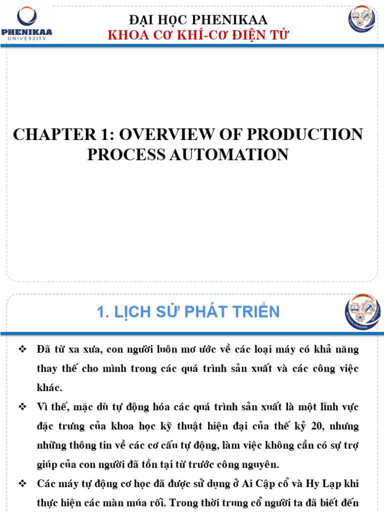 Chapter 1. Overview of Production Process Automation | PDF